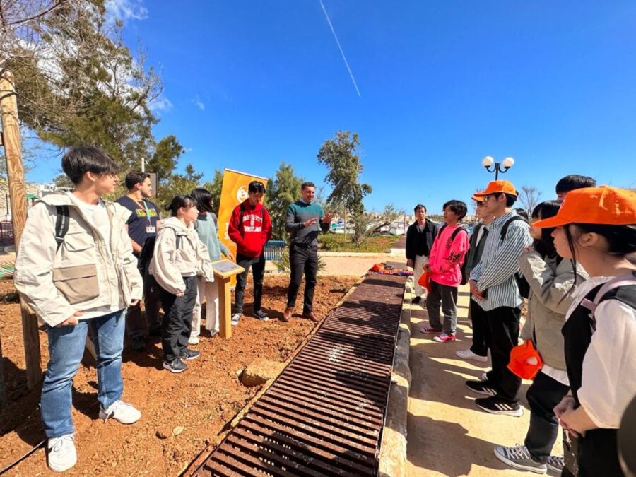 Japanese students in Malta plant trees ahead of Earth Day