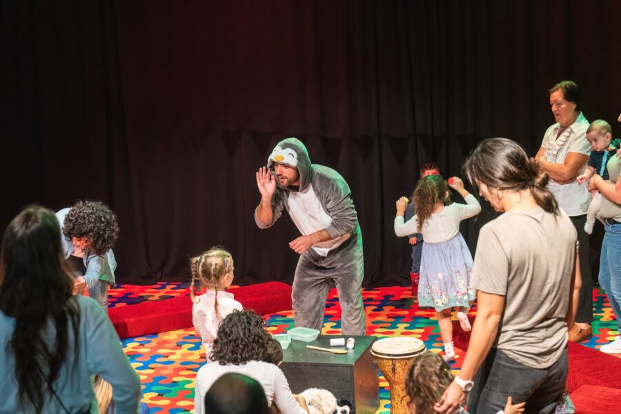 ‘Theatre is a playground for the senses’