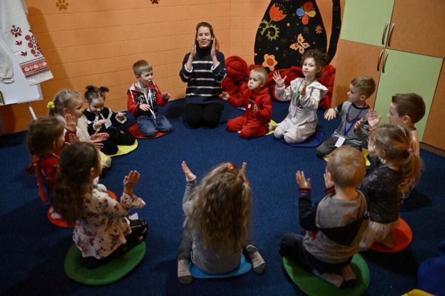 ‘The topic of war is very hard for children’